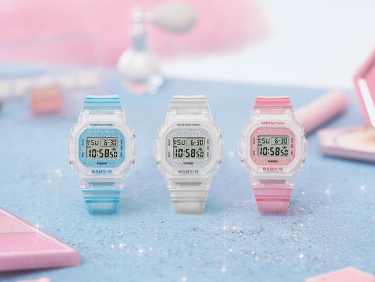 De izquierda a derecha: los relojes Casio G-Shock BGD565GC-2, BGD565GC-7 y BGD565GC-4. (Fuente de la imagen: Casio)