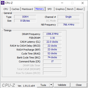 CPU-Z - Memoria
