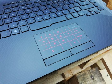 Una mirada al trackpad con el teclado numérico encendido