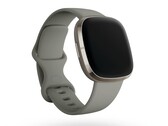 El Fitbit Sense está disponible en color plata con una correa de reloj en color gris salvia. (Fuente de la imagen: Fitbit)