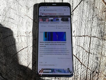 Usando el Google Pixel 4 XL al aire libre