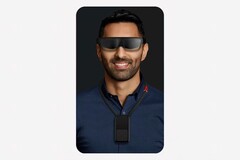 La banda para el cuello de Motorola alimenta los auriculares AR y VR compatibles. (Fuente de la imagen: Motorola)