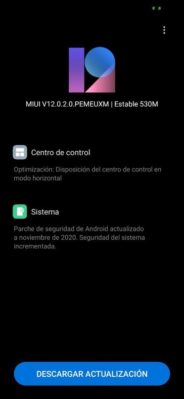 Actualización de noviembre para el Mi Mix 3 5G.