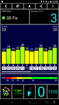 Prueba de GPS al aire libre