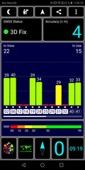 Prueba de GPS al aire libre