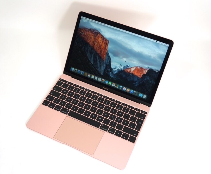 Apple macBook de 12 pulgadas mostrado en color oro rosa (Fuente de la imagen: Notebookcheck)