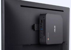 El nuevo Asus Chromebox 4 sólo pesa 1 kg y viene con una montura Vesa en la caja. (Imagen: Asus)