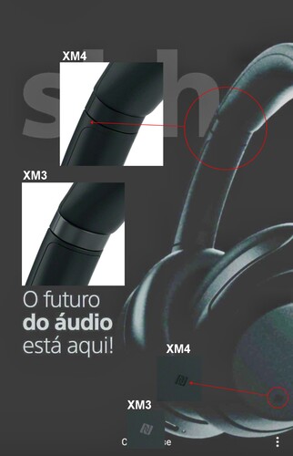 El teaser parece ser del WH-1000XM4. (Fuente de la imagen: The Walkman Blog)