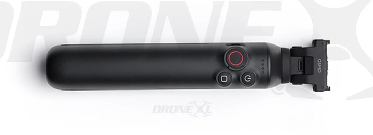 Barra de extensión de batería de DJI para el Osmo 360. (Fuente de la imagen: vía DroneXL &amp; Jasper Ellens)