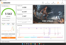 3DMark Fire Strike - modo batería