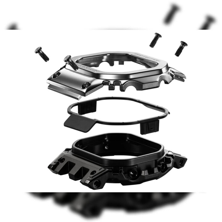 La estructura de triple capa de la caja. (Fuente de la imagen: @geesgshock en Instagram)