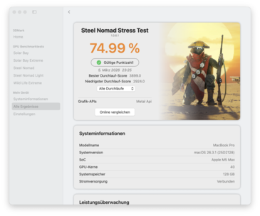 Steel Nomad Prueba de esfuerzo (modo automático)
