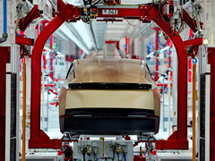 Proceso de producción del Tesla Cybercab. (Fuente de la imagen: Tesla)