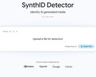 Sitio web de Google SynthID Detector