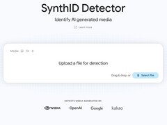 Sitio web de Google SynthID Detector