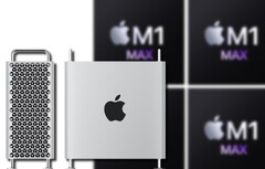 El Apple Silicon Mac Pro utilizará aparentemente chips de extensión M1 en lugar de procesadores de la generación M2. (Fuente de la imagen: Apple - editado)