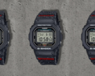 El reloj de la colaboración Casio G-Shock x Offspring DW-5600 (en la imagen) lleva la marca "Offspring" en un llamativo color rojo a lo largo de la correa. (Fuente de la imagen: Offspring en Instagram)
