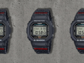El reloj de la colaboración Casio G-Shock x Offspring DW-5600 (en la imagen) lleva la marca "Offspring" en un llamativo color rojo a lo largo de la correa. (Fuente de la imagen: Offspring en Instagram)