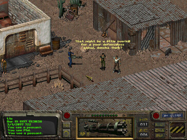 En la imagen: una captura de pantalla del juego «Fallout: un juego de rol posnuclear».