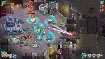 Una imagen que muestra una batalla en Iron Marines.