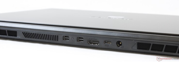 Trasero: 2x Mini DisplayPort 1.4, HDMI 2.0, USB-C 3.0, adaptador de CA