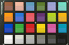 ColorChecker: La mitad inferior muestra el color de referencia.