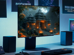 El UltraGear OLED 27GX700A tiene un acabado antirreflejos en lugar de los equivalentes brillantes que se encuentran en otros monitores para juegos recientes basados en WOLED. (Fuente de la imagen: LG)