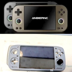 El RG477M y el KT-R1S de arriba a abajo. (Fuente de la imagen: vía Joey&#039;s Retro Handhelds &amp;amp; Nittrx)