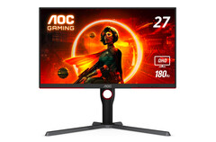 El AOC Q27G3XMN tiene un panel de 1440p y 180 Hz que mide 27 pulgadas de ancho. (Fuente de la imagen: AOC)