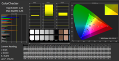 CalMAN: ColorChecker - calibrada