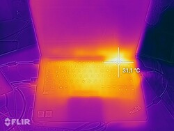 Imagen FLIR tomada con el BV9800 Pro