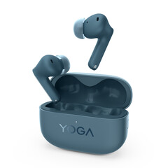 Lenovo sólo tiene previsto ofrecer los auriculares estéreo inalámbricos Yoga True en una única opción de color azul. (Fuente de la imagen: Lenovo)