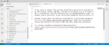 Demostración de la apertura de ventanas secundarias en el editor de código (Imagen: EclipseSource).