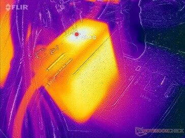 El adaptador de CA puede alcanzar más de 43 C cuando se utilizan cargas exigentes durante periodos prolongados