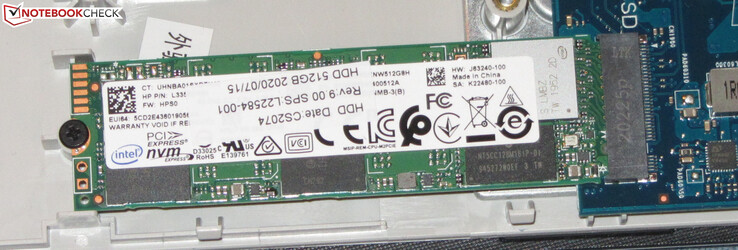 Un SSD NVMe sirve como unidad del sistema.