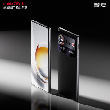 Nubia Z80 Ultra Phantom Negro (Fuente de la imagen: Nubia)