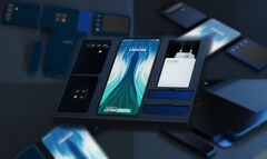 Un smartphone modular de Xiaomi podría estar en camino. (Fuente de la imagen: Concept Creator y LetsGoDigital - editado)