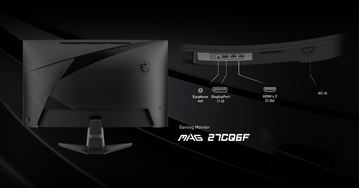 Puertos de conectividad del monitor (Fuente de la imagen: MSI)