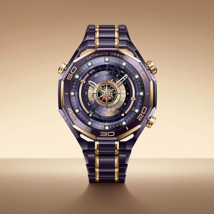 El smartwatch Huawei Watch Ultimate Design Royal Gold Edition. (Fuente de la imagen: Huawei)