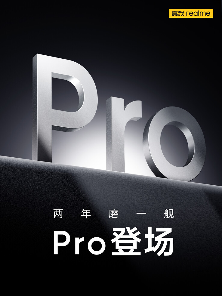 Realme promociona su próximo evento de lanzamiento "Pro". (Fuente: Realme vía Weibo)