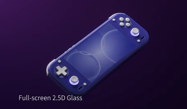 El RG 55G1 cuenta con un panel frontal de cristal, luces RGB y joysticks con efecto Hall.