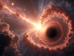 Se cree que los agujeros negros primordiales se formaron poco después del Big Bang, hace casi 13.800 millones de años. En la imagen, una representación artística de un agujero negro. (Fuente de la imagen: CharlVera - Pixabay)