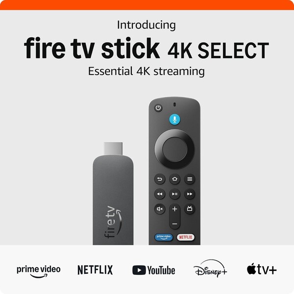 El Amazon Fire TV Stick 4K Select es el último stick de streaming 4K de Amazon. (Fuente de la imagen: Amazon)