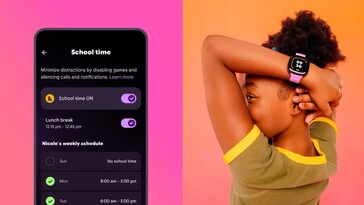 Los padres pueden establecer límites sobre cuándo se puede utilizar el smartwatch Fitbit Ace LTE para juegos y otras distracciones. (Fuente de la imagen: Google)