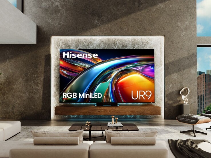 El televisor MiniLED Hisense UR9 RGB. (Fuente de la imagen: Hisense)