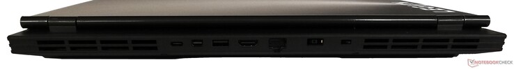 Atrás: 1x USB 3.1 Gen1 Tipo C, Mini DisplayPort, 1x USB 3.1 Gen1 Tipo A, HDMI, Gigabit Ethernet, conector de alimentación, bloqueo Kensington