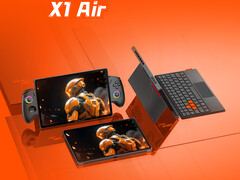 El X1 Air incorpora el Intel Core Ultra 7 258V. En la imagen: una imagen promocional del dispositivo portátil para juegos. (Fuente de la imagen: OneXPlayer - editado)