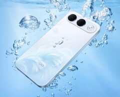 El Oppo A7 Pro integra una única cámara en un módulo de gran tamaño con forma de pastilla.