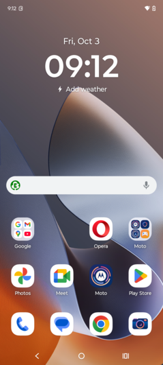 Software en el Motorola Moto G86 Power