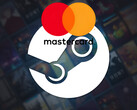 Fondo de Steam con el logotipo de Mastercard (Fuente de la imagen: Steam, Mastercard con ediciones)